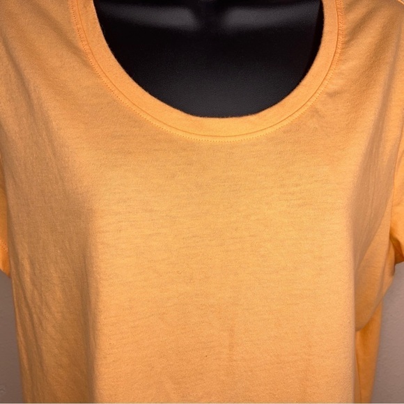 SET OF TWO TEES JUNIORS 19 XXL ORANGE YELLOW VIBRANT CASUAL LIGHTWEIGHT - Picture 15 of 16